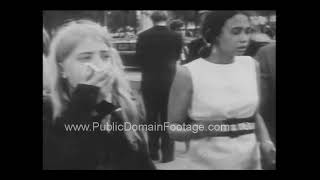 Riots at Democratic National Convention Chicago 1968 archival footage [upl. by Bomke]