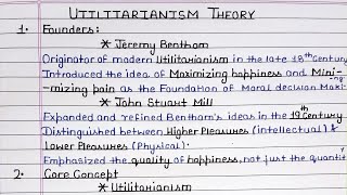 Utilitarianism Theory  Hedonistic Calculus Bentham amp Mill  Jurisprudence  lawtitansalok [upl. by Mcspadden110]