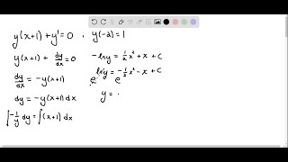 Finding a Particular Solution Using Separation of Variables In Exercises 1524  find the particula… [upl. by Moody587]