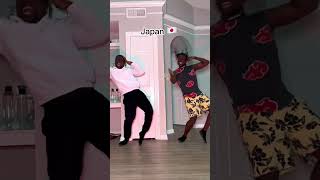 DJ in Japan 🇯🇵 vs DJ in Brasil 🇧🇷 brasil japan remix choreography funk dancing dj phonk [upl. by Lig]