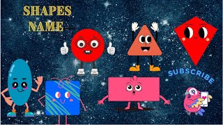 The Shapes Song  FUN Learn shapes name for kids  Nursery Rhymes With Lyrics [upl. by Esilram]