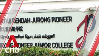 Jurong Pioneer JC suspends classes after two canteen operators test positive for COVID19 [upl. by Yeldah]