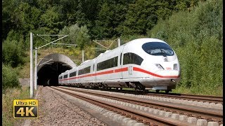 Feel the 300kmh  Germany ICE High speed trains  Frankfurt  Köln 4K [upl. by Attenaj747]