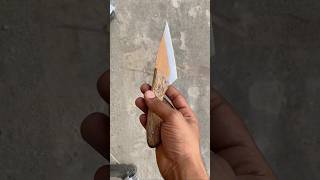 FORGING a Kiridashi Knife Out of Rusted Iron [upl. by Enitsej388]