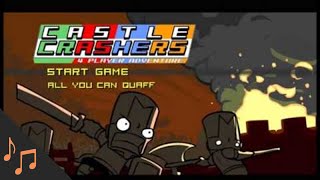 Castle Crashers Music  Four Brave Champions Theme Music Official OST [upl. by Yatnod365]