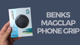 Review Benks MagSafe MagClap Phone Grip amp Stand [upl. by Gnik]