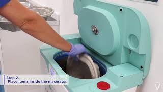 How to use a hospital macerator Vernacare Compact [upl. by Anallise]