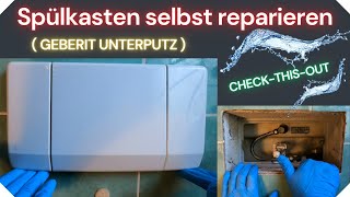 Spülkasten selbst reparieren  GEBERIT UNTERPUTZ [upl. by Nimesh]