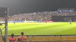 Kieron Pollard amazing catch of Kevon Cooper against Rajasthan Royals vs Mumbai Indians IPL 2014 [upl. by Odranoel]