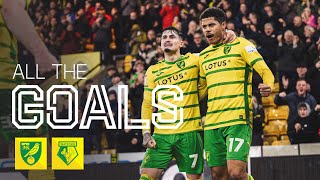 SIX GOAL THRILLER AT CARROW ROAD 🍿  ALL THE GOALS  Norwich City 42 Watford [upl. by Norab]