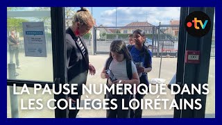 Les collèges du Loiret testent la pause numérique [upl. by Niwdog]