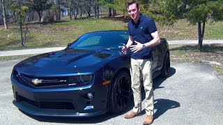 Review 2013 Chevrolet Camaro ZL1 Manual [upl. by Ilzel883]