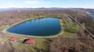 Vista aerea del Lago Mallone di Gattinara [upl. by Innos274]