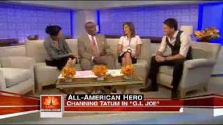 Channing Tatums Interview on the Today Show for GI Joe RIse of Cobra [upl. by Mistrot240]