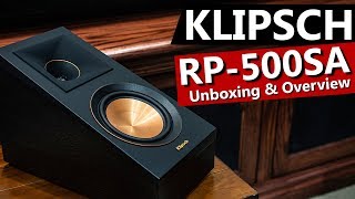 Klipsch RP500SA Elevation Atmos Speakers  Unboxing and Overview [upl. by Sawtelle98]