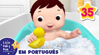 Canção do Banho V2  Desenho para Bebe  Canções para Bebe  Little Baby Bum em Português [upl. by Soneson]