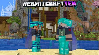 Hermitcraft  Underwater Terraforming and visits from Etho amp Impulse [upl. by Takashi]