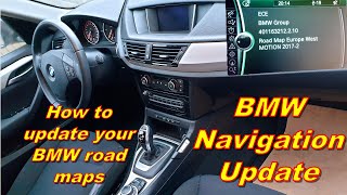 BMW Navigation Update  How to update your road maps [upl. by Lisle]