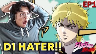 MY FIRST TIME WATCHING JOJOS BIZARRE ADVENTURE  Jojos Bizarre Adventure Episode 1 Reaction [upl. by Dunaville]