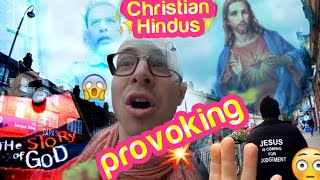 Christian Hindus provoking in London [upl. by Andersen460]