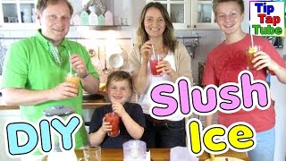 Eis Slush selber machen DIY Slush Ice auf 4 verschiedene Arten Sonntags Video TipTapTube Kinderkanal [upl. by Vanhook]