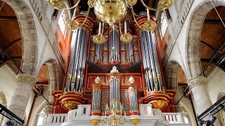 The Canon in DMajor  J Pachelbel Arr Paul Fey  Sheet Music Organ  Laurenskerk Rotterdam HW [upl. by Virgin]