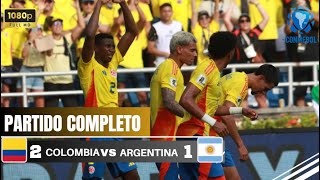 🟡 CAYÓ ARGENTINA 😳 COLOMBIA VENCE A LOS ARGENTINOS ELIMINATORIAS CONMEBOL  simulation🎮 [upl. by Elleynod]