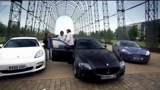 Four Door Supercars  Top Gear  Series 15  BBC [upl. by Ocramed]