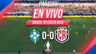 🔴 BRASIL 00 COSTA RICA EN VIVO  COPA AMÉRICA 2024  Líbero [upl. by Ecissej998]