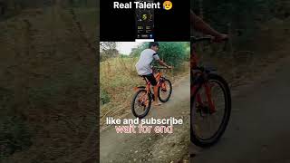 Top speed of my mtb on 4 gear like and subscribe for more mtb remix stuntcomedy modifiedshorts [upl. by Ahcim]