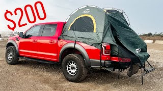 A Truck Tent for 200 Camping Gear On a Budget [upl. by Abbotsun888]