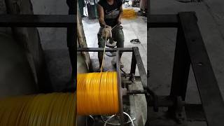 6mm wire single core packing copper cable machine [upl. by Lahcsap]