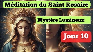 Méditation du Saint Rosaire  Mystère Lumineux [upl. by Phaidra551]