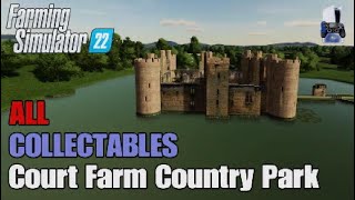 FS22 Court Farm Country Park  Earn extra money  All 100 Collectables [upl. by Ailaham170]