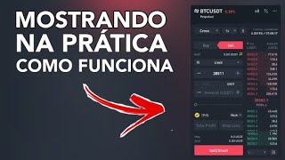 MOSTRANDO COMO OPERAR VENDIDO NA PRATICA  binance futuros celular [upl. by Rinee]