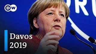 Davos 2019 What happened on the second Day of the World Economic Forum  DW News [upl. by Laoj]