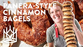 Make Your Own PaneraStyle CinnamonSugar Crunch Bagels [upl. by Anitnamaid494]