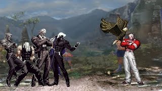 Mugen KOF Ultimate Bosses Rugal Team Vs Wild Orochi Yashiro [upl. by Orravan257]