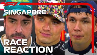 Drivers Reaction After the Race  2024 Singapore Grand Prix [upl. by Eba]