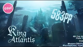 【osu mania】King Atlantis  749 12000PP REACHED [upl. by Jorrie]