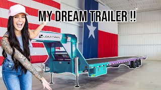 My BRIGHT Custom 44ft Load Trail Gooseneck Trailer [upl. by Enecnarf]