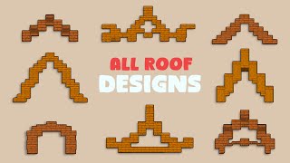 Every Minecraft Roof Design You Need to Know [upl. by Romito85]