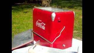 1950s CocaCola Cooler Classic Coke Ice Chest sold [upl. by Benito]