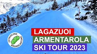 Lagazuoi Armentarola Ski Tour [upl. by Katee]