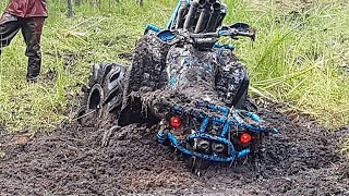 Extreme Atv Offroad Banging limiters on the nos still gonna send it [upl. by Enohsal]