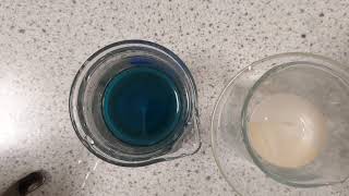 Reaction of copper oxide and sulfuric acid [upl. by Adlemi]