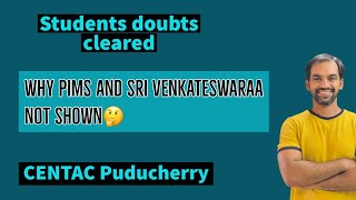 Centac Puducherry students doubt clarified  CENTAC Puducherry 2022 [upl. by Arnold369]