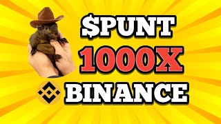 🎊GRAND NEWS🎊 PEANUT THE SQUIRREL PNUT BINANCE LISTING  1000X POTENTIAL  🚀 [upl. by Pyszka]