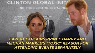 Expert explains Prince Harry and Meghan Markles quottoxicquot reason for attending events separately [upl. by Latreese]