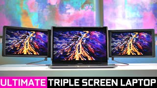 Xebec TriScreen 2 Best Triple Screen Laptop Setup [upl. by Denten13]